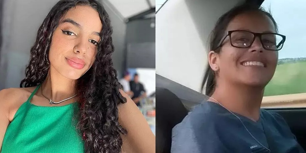 Kamilly, à esquerda da imagem, e Marcela, à direita. (Foto: Redes sociais)