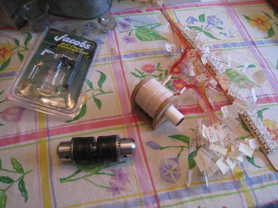 smaller 30awg. multistrand coil from first project and back to b