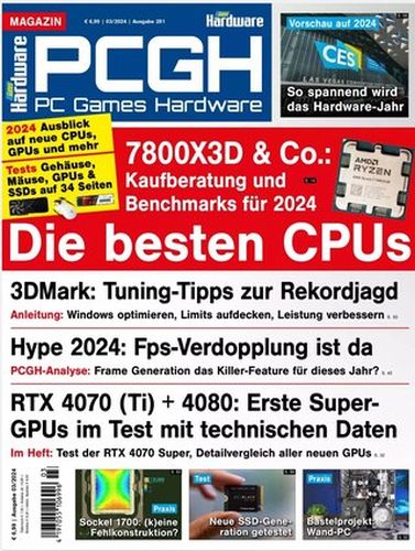 Cover: Pc Games Hardware Magazin No 03 Maerz 2024