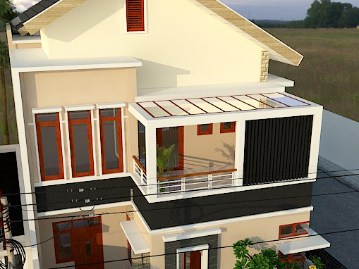 balkon rumah minimalis