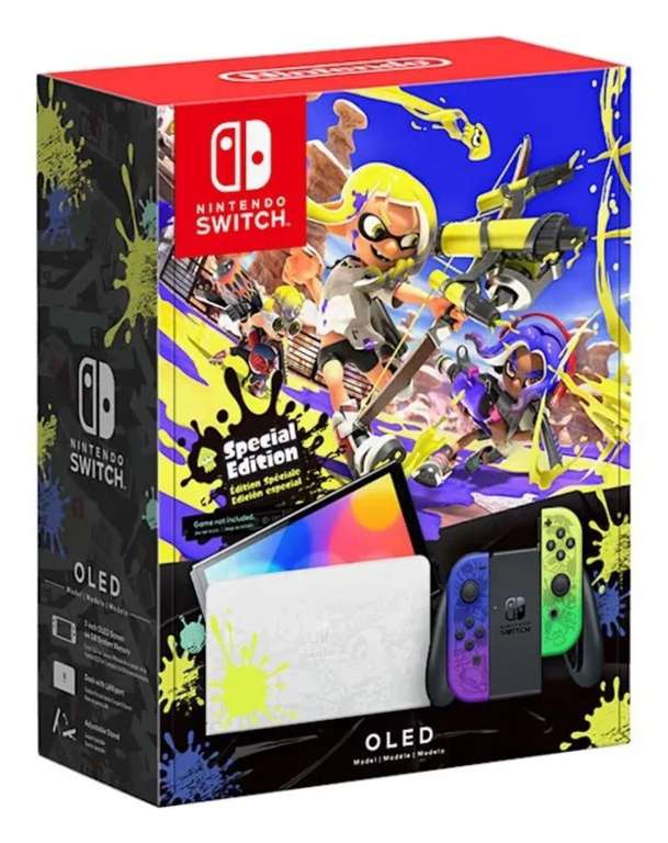 Mercado Libre: Nintendo Switch OLED 64GB Splatoon 3 Edition 
