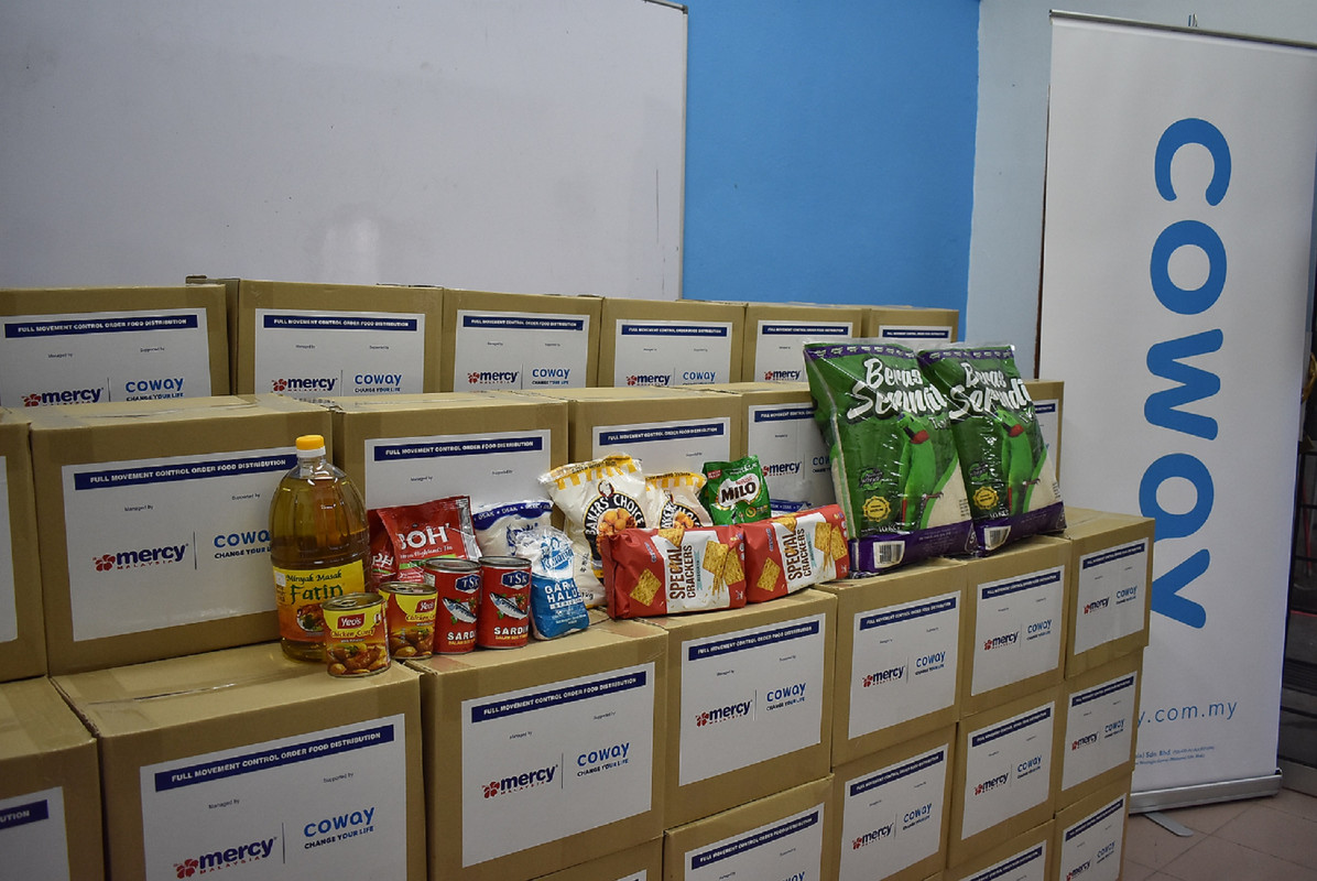 Coway Partners With Mercy Malaysia To Provide Rm400 000 In Food Aid Coway Partners With Mercy Malaysia To Provide Rm400 000 In Food Aid