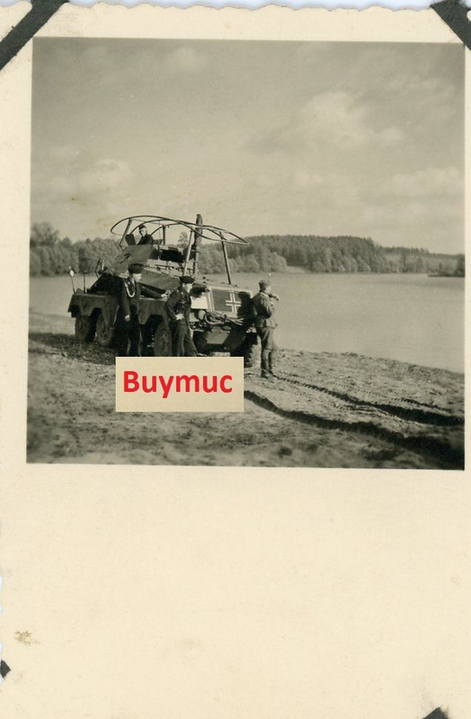 Foto wehrmacht france battlefield panzerspähwage