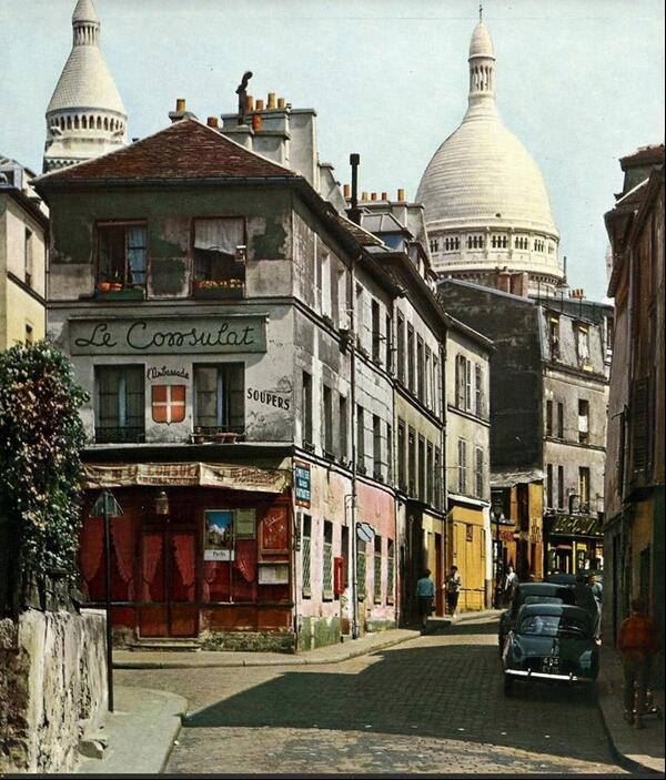 rue Norvins Montmartre 1950