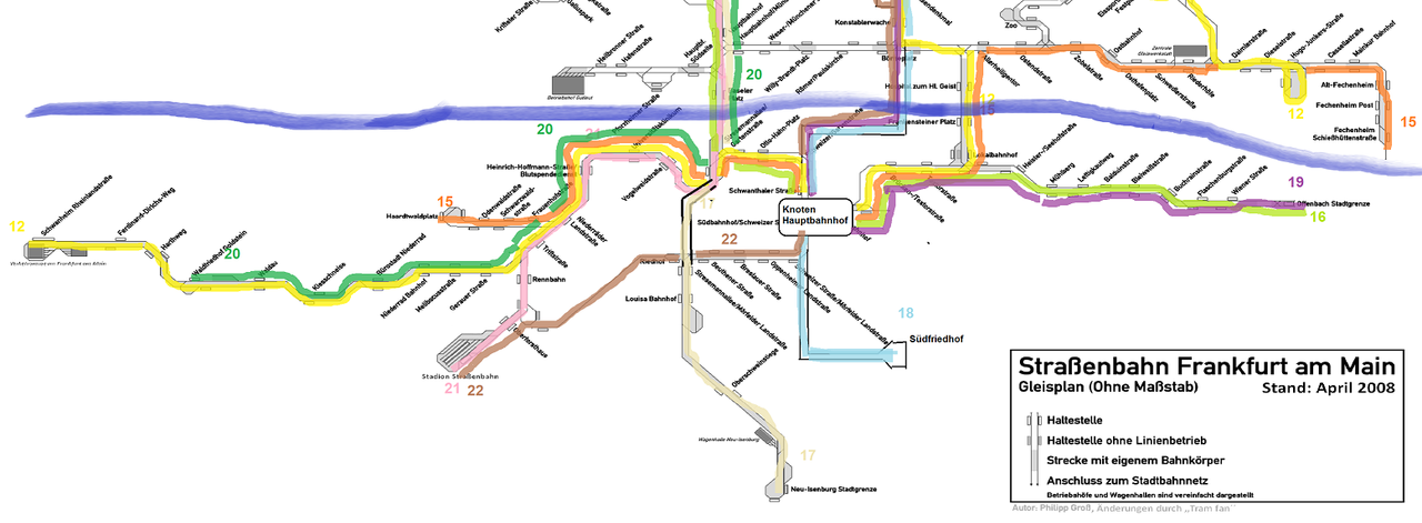 Streckennetz Straßenbahn 001