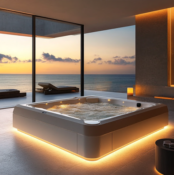 Relajación en el jacuzzi