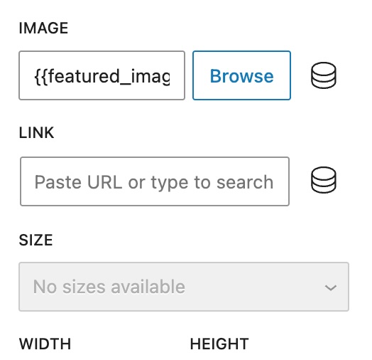 Image settings