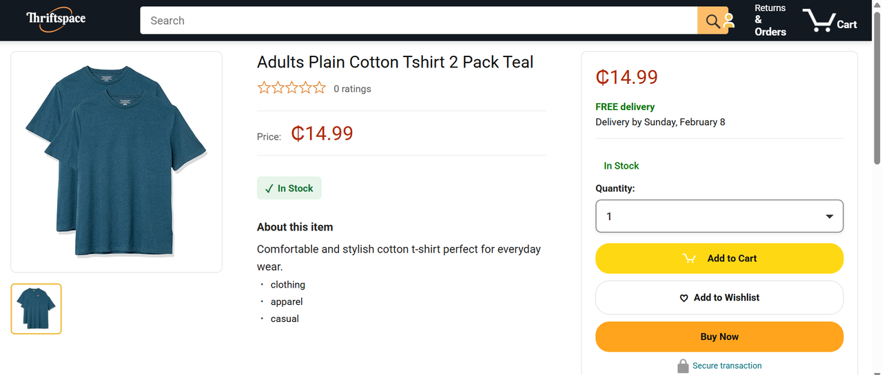 ThriftSpace - Product Details