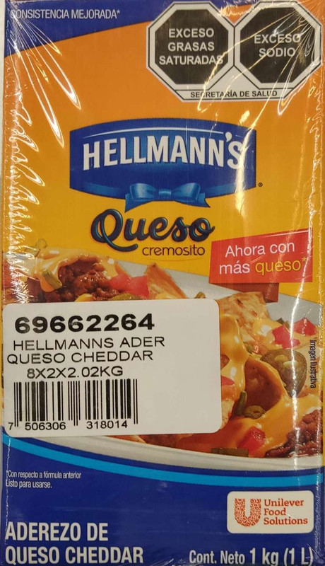 Sam's Chilpancingo - 2pzas-1Lt.Aderezo de queso cheddar 
