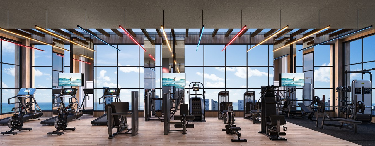 Academia panorâmica equipada do UNIC Ilvo Meirelles