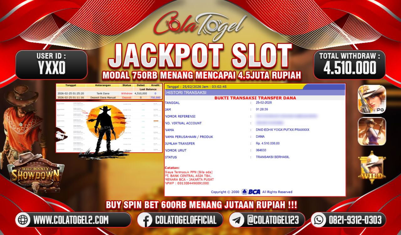 JACKPOT SLOT GACORR!!
