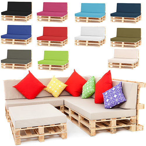 pallet garden furniture cushions