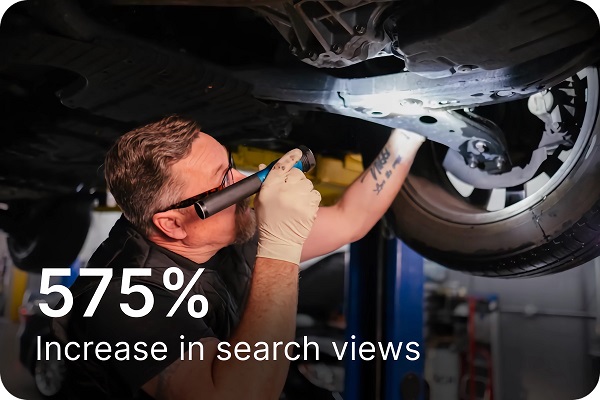 Increase in search views