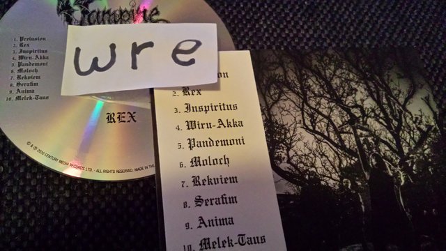 Vampire - Rex (CD, Limited Edition, 2020) FLAC LossLess