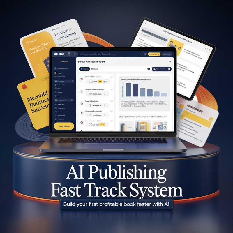 AI Publishing Fast Track System Mockup
