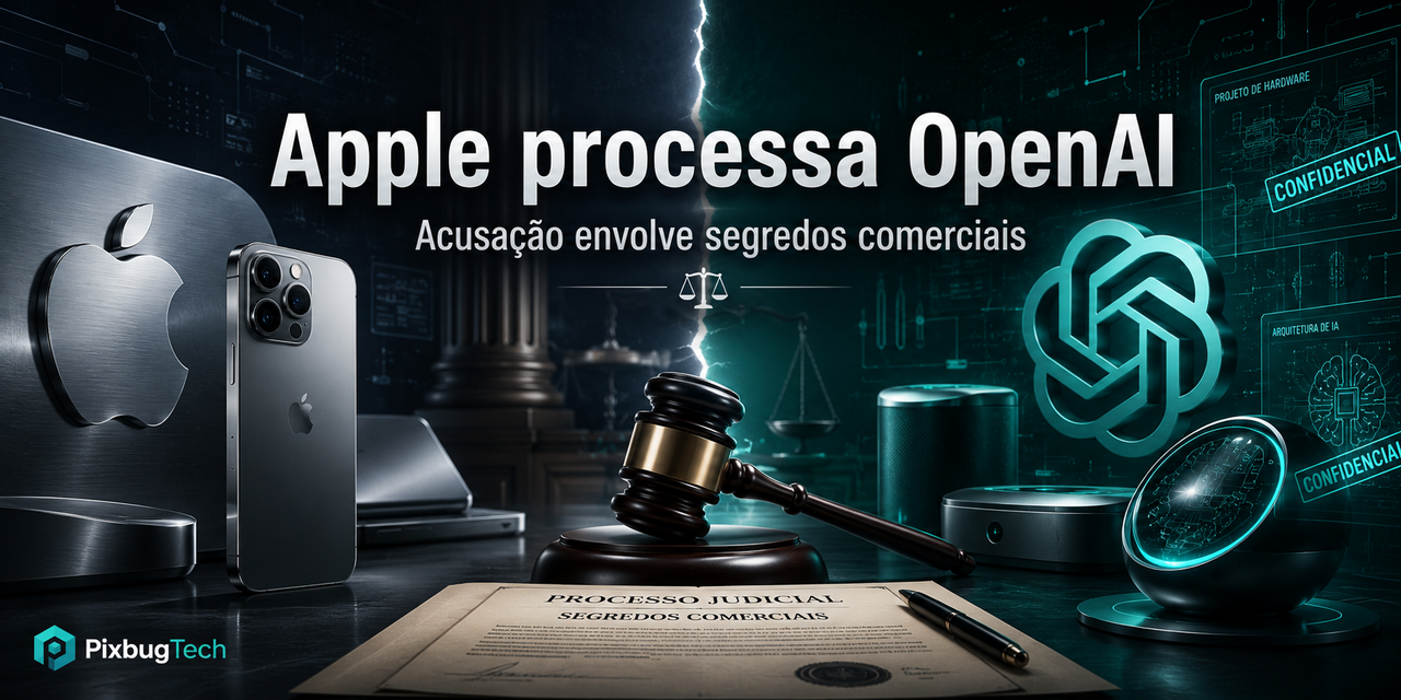 Apple processa OpenAI e acusa empresa de usar segredos do iPhone para desenvolver novos dispositivos