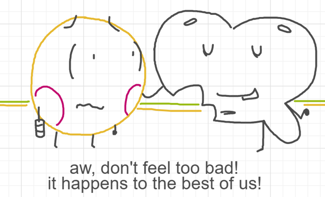 A panel from A Murder On The, episode six of the Board Boards object show by Furretwalk/WalkingFurret.