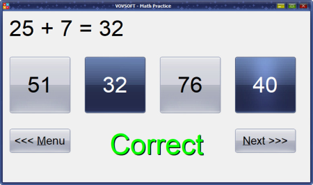 VovSoft Math Practice 3.2