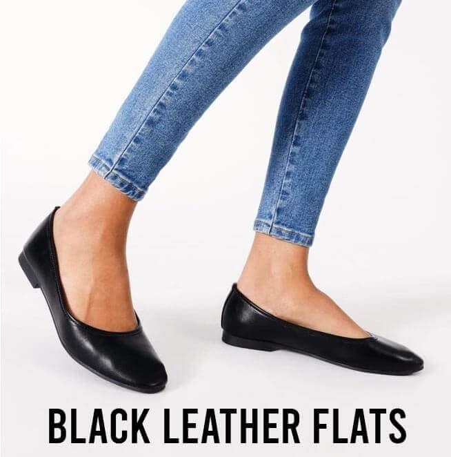 Are black leather flats comfy or comfortable