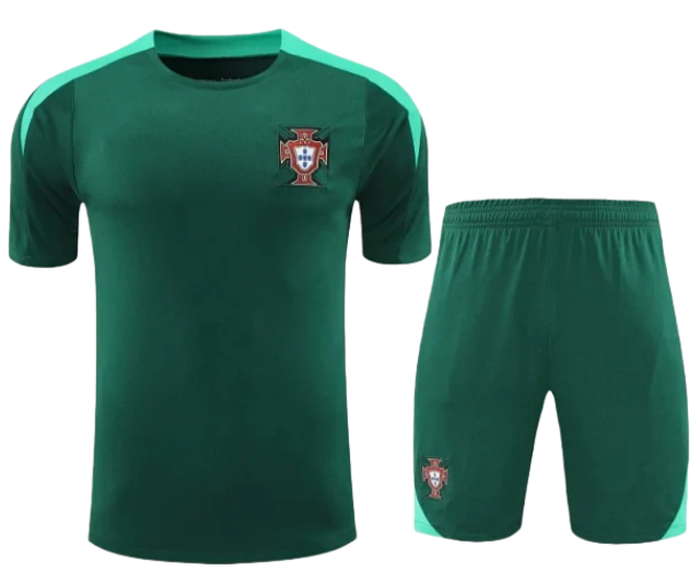 2425 Portugal Training clothes suit Short sleeve Fan version