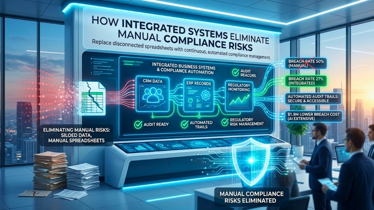 How Integrated Systems Eliminate Manual Compliance Risks?