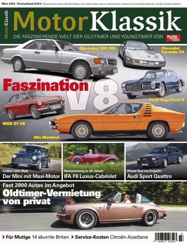 Cover: Auto Motor Sport Motor Klassik Magazin No 03 2024