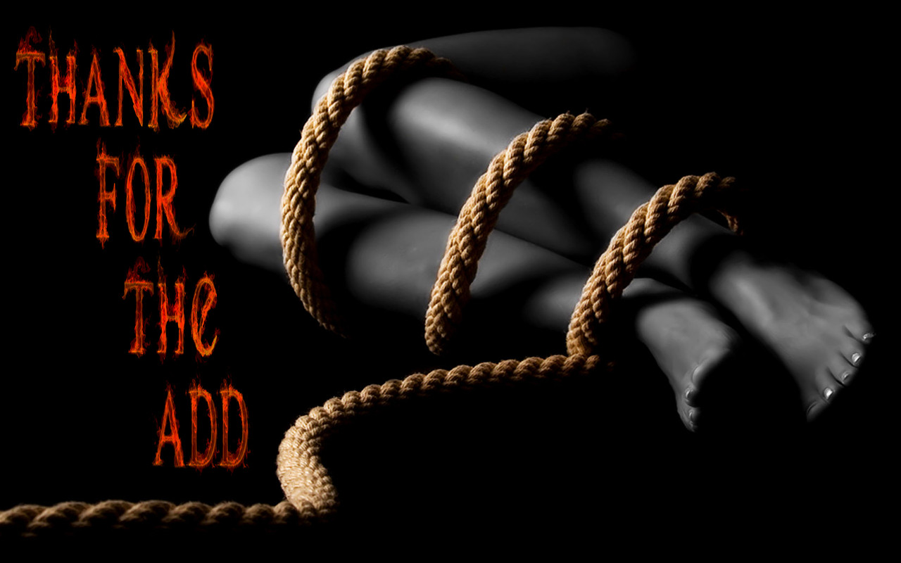 2) ty 4 Add legs roped