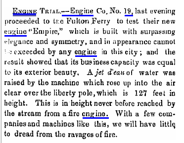 BFD E 19 Brooklyn Eagle (engine trial)