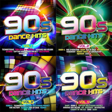 VA - 90s Dance Hits Vol. 1-4 (2018-2019)