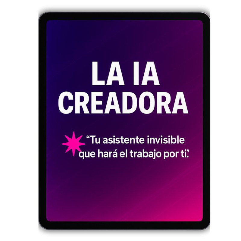 Mockup de La IA Creadora