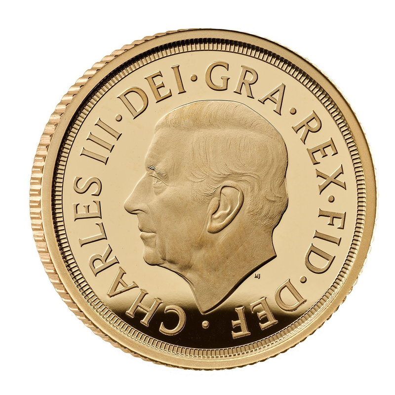 2026 Proof Shield Half Sovereign Obverse