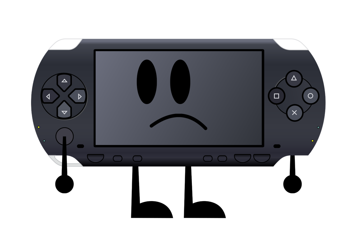 PlayStation Portable (Full Body BFDI Style) - Disappointed Left