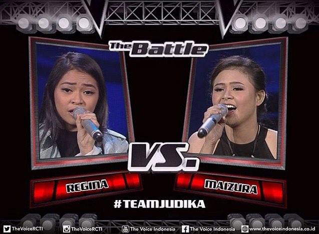 Maizura dalam babak The Batle The Voice Indonesia 2016.