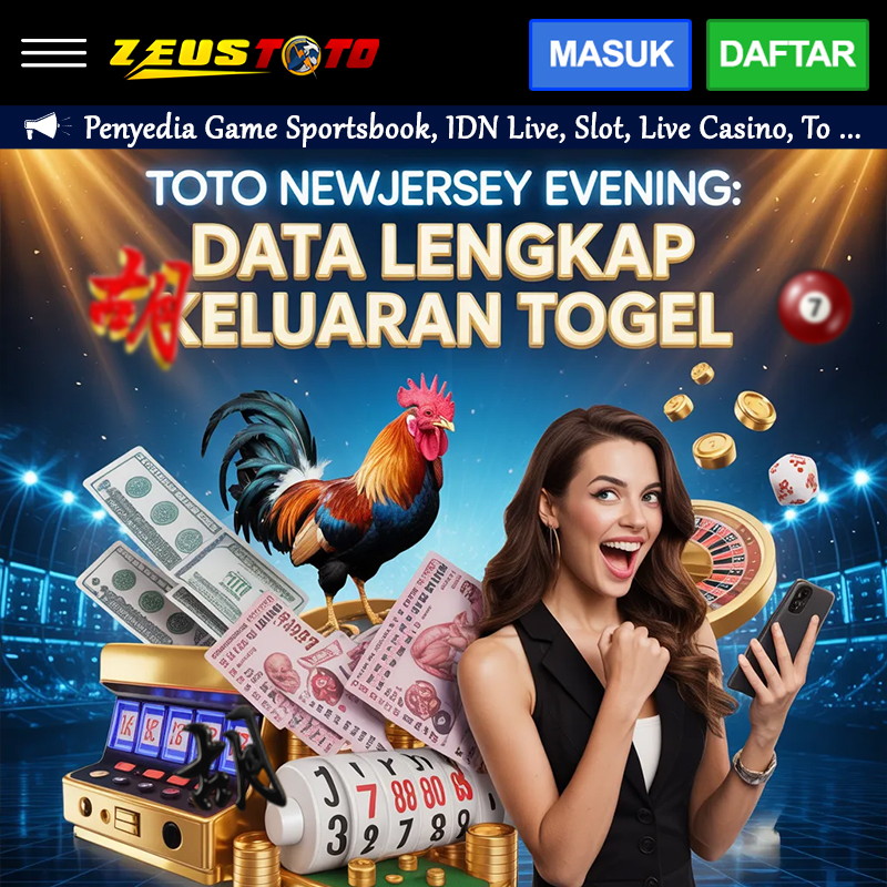 TOTO NEWJERSEY EVENING: Data Lengkap Keluaran Togel Malam dan Bocoran Angka image 1