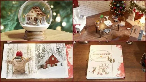 VideoHive - Christmas Memories Photo Album 48975472