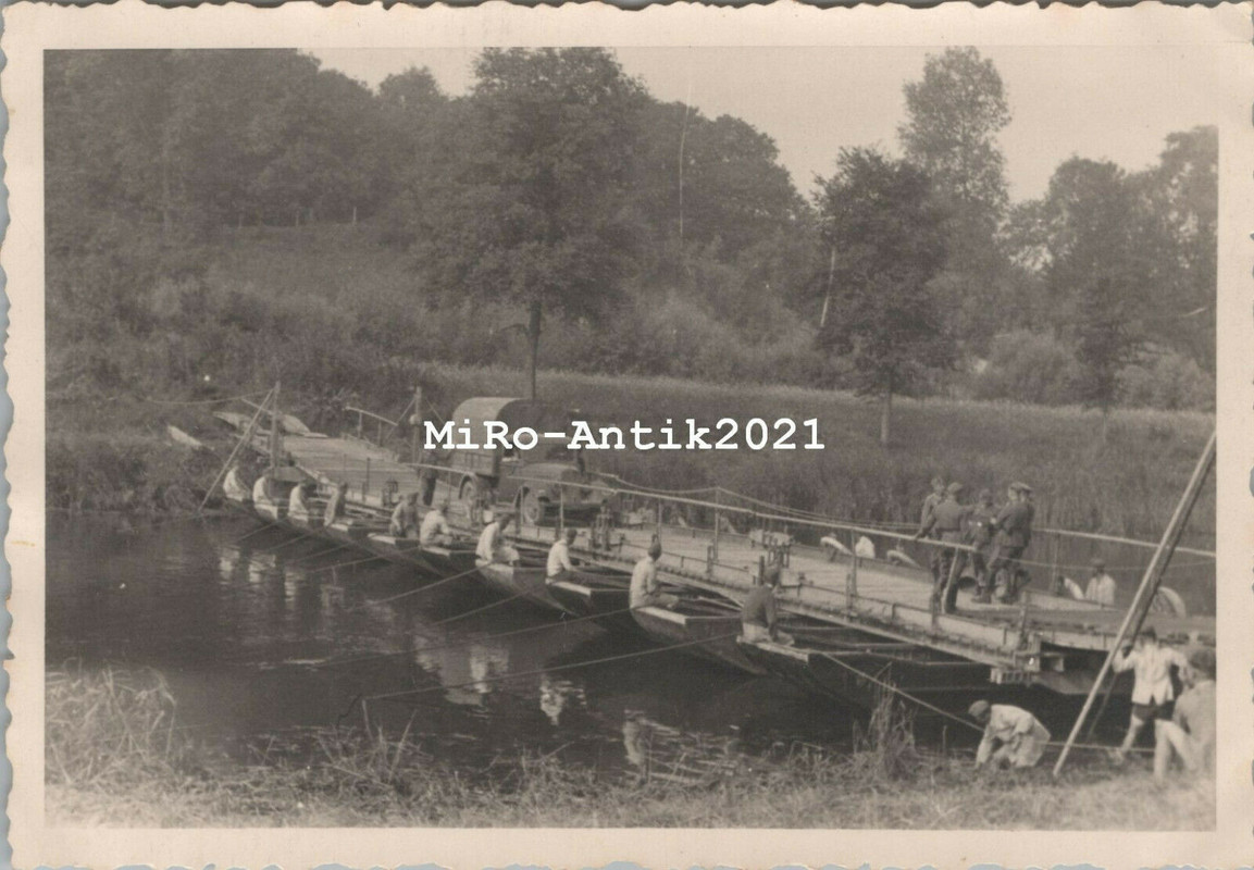 Brückenüberquerung Kriegsbrücke nach Frankreich2