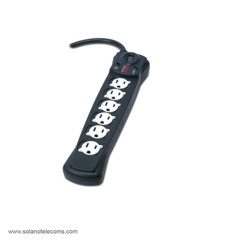 APC SurgeArrest Essential – Protector contra sobretensiones – CA 120 V – conectores de salida: 6 APC SurgeArrest Essential – Protector contra sobretensiones – CA 120 V – conectores de salida: 6