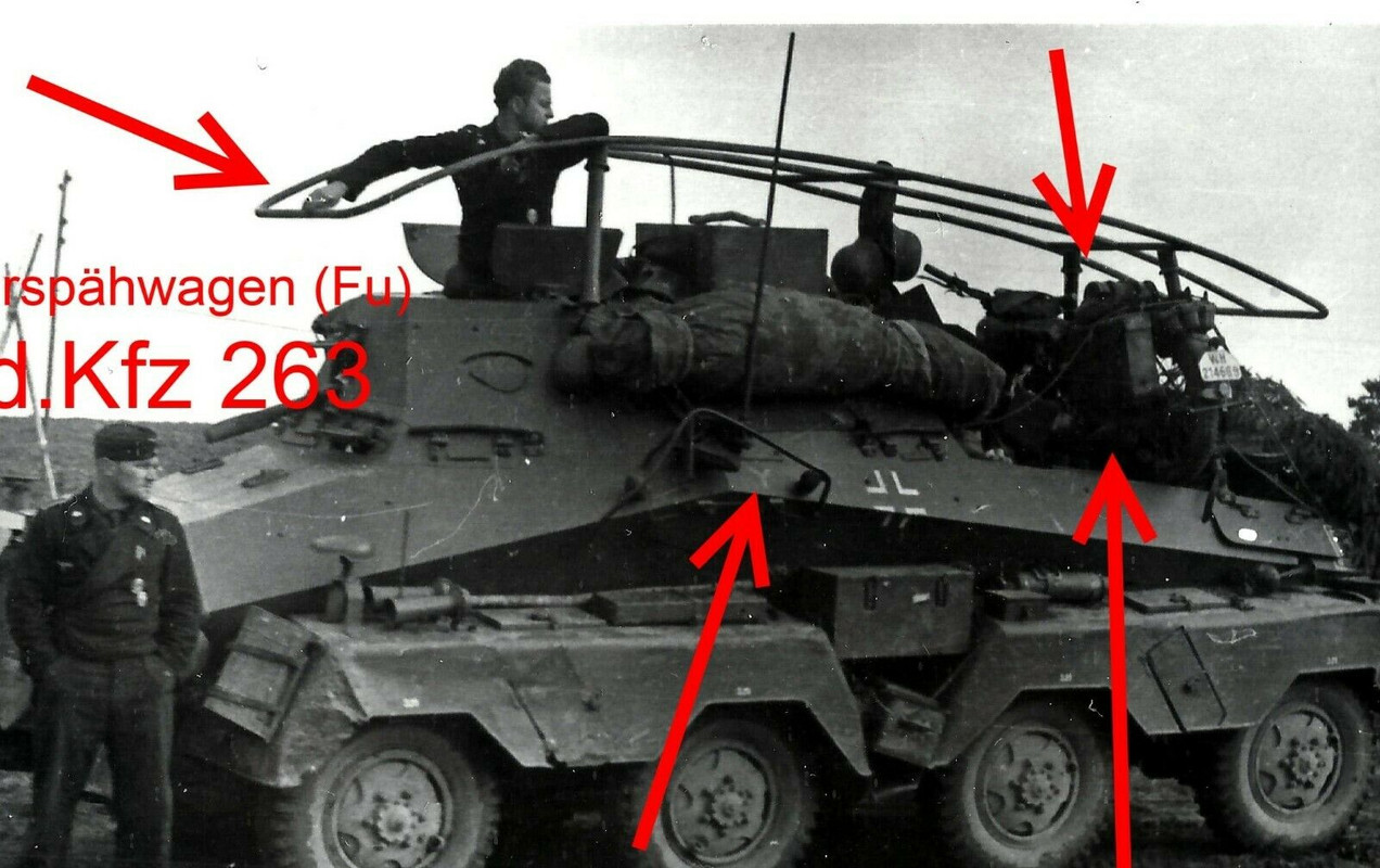 7. Panzer-Division    Panzerspähwagen (FU) Sd.Kfz 263
