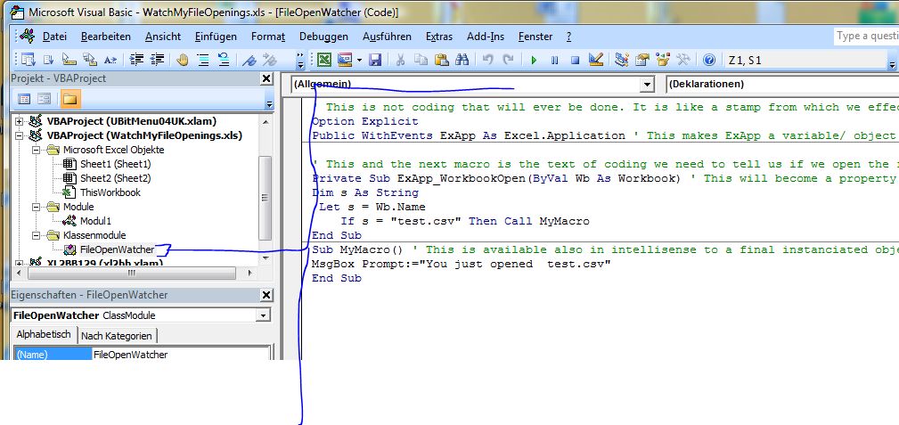 Class module   FileOpenWatcher