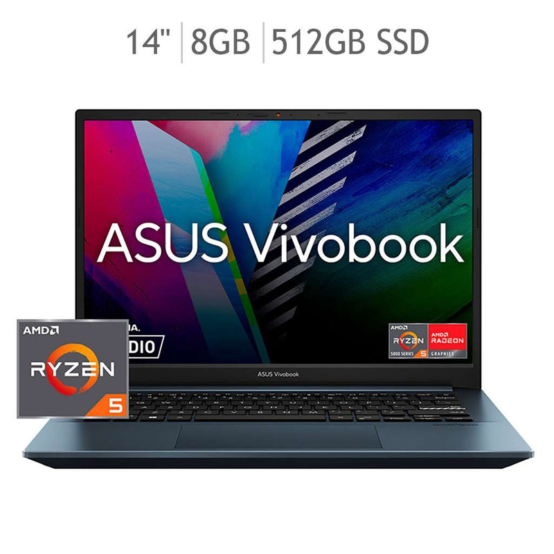 Costco: ASUS Vivobook Pro 14", Ryzen 5 5600H, RTX 3050, 8 GB RAM, 512 G (con Costco Citibanamex) 