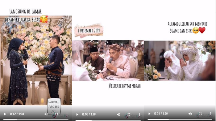 Citra Kirana bagikan video perjalanan cintanya dengan Rezky Aditya