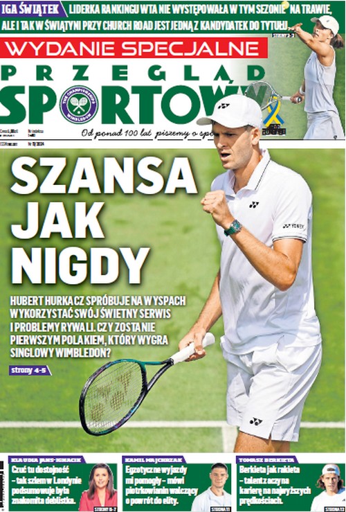 Przegląd Sportowy 28.06.2024 Wydanie Specjalne Wimbledon