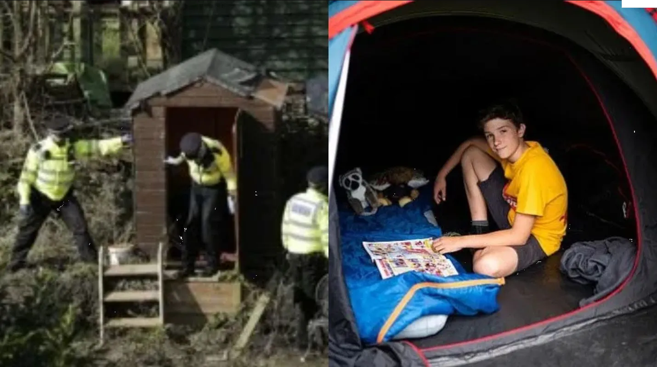Niño de Inglaterra recauda dinero durmiendo en una tienda de campaña por tres años