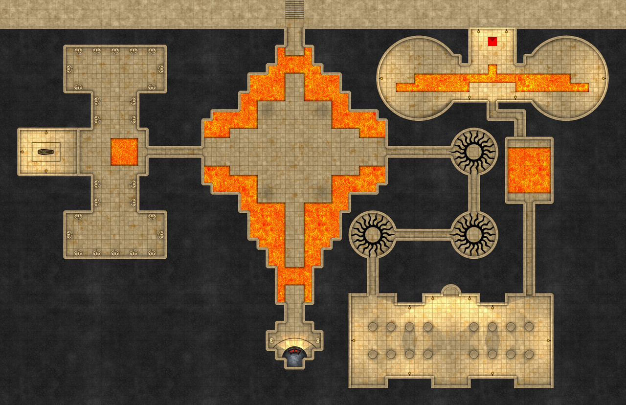 Fire 22x22 Grid