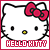 A 50x50 Icon of hello kittys head. There is small text at the bottom that says Hello Kitty