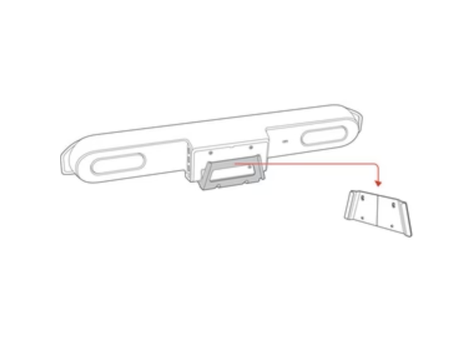 Kit Suporte de Parede Poly Studio X52 875L8AA - Detalhe da embalagem