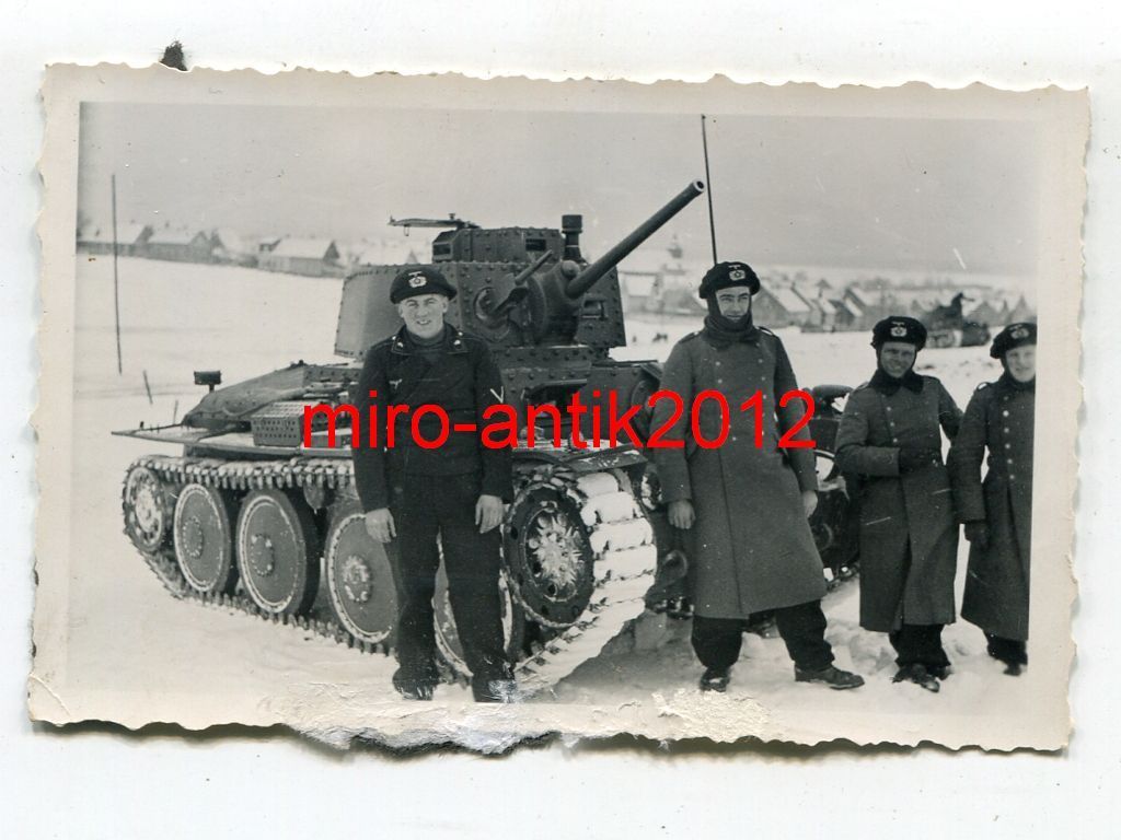 Panzer 38 (T), Winterübung bei Ohrdruf