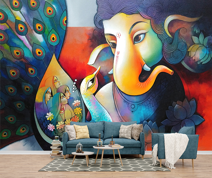 Buddha - wall art placement