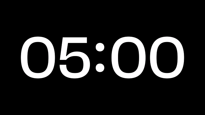 Aurora 5-Minute Countdown with Alpha Channel for ProPresenter