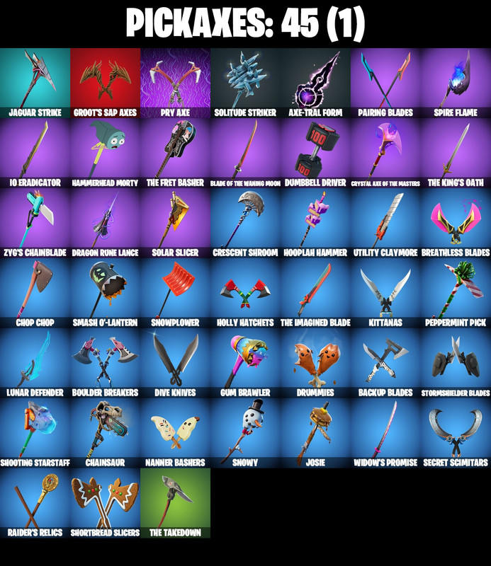 pickaxes comp